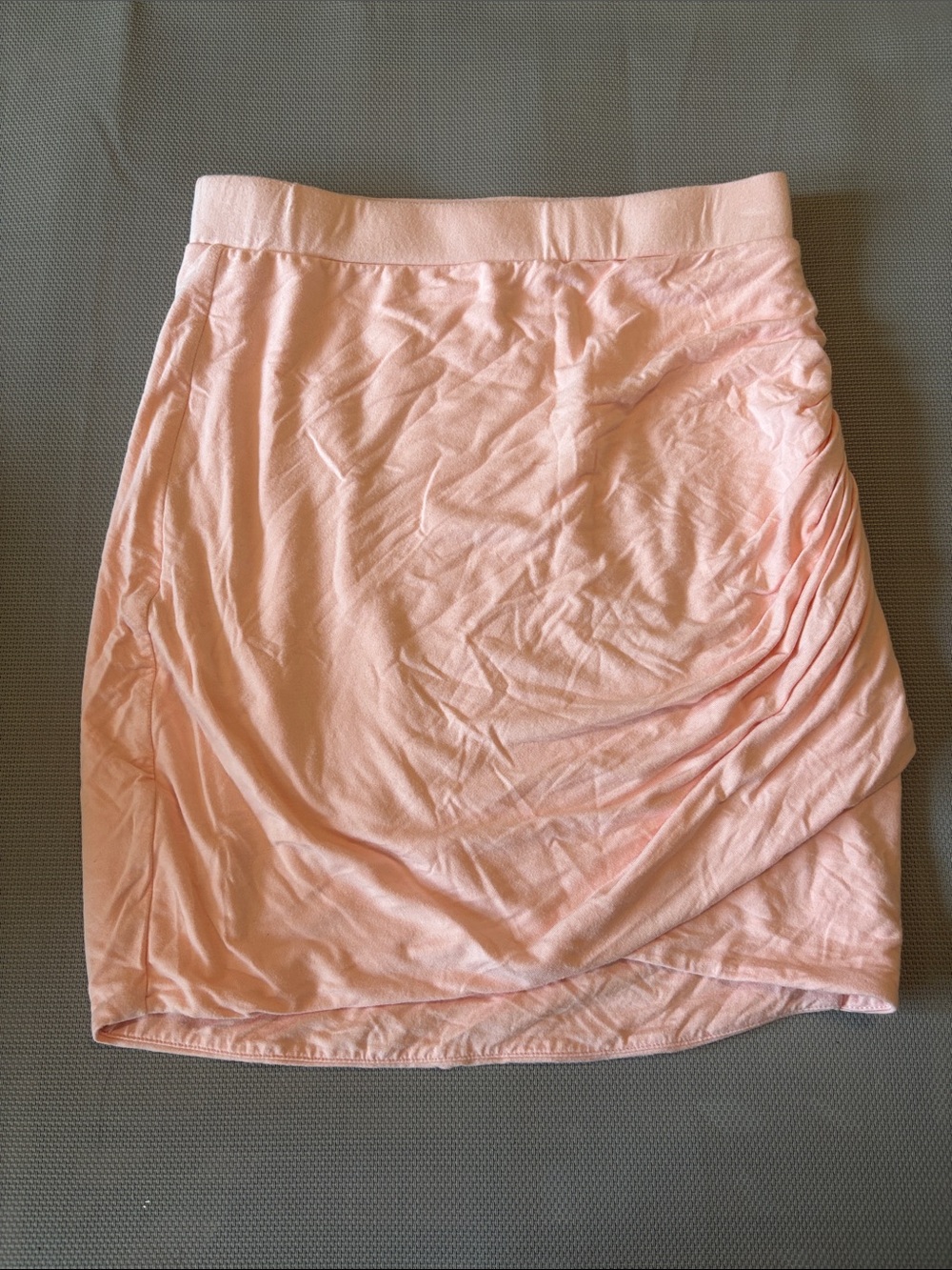 Lovers + friends Light Pink Women's Ruched Mini Skirt sz S NWOT
